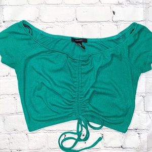 Ruched crop top